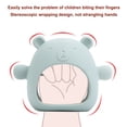 thumbnail image 4 of Juguete para la dentición del bebé Juguetes para la dentición de silicona suave para bebés Los niños Eccomum Camello, 4 of 7