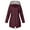 Wine, variant on DDAPJ pyju Plus Size Rain Jackets for Women on Clearance,Striped Lined Lightweight Hooded Raincoat Drawstring Waist Zip Windbreaker Coat Outdoor Softshell Jacket for Hiking,Travel,Sport