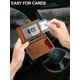thumbnail image 3 of Billetera ZALVEX de piel delgada con bloqueo RFID para 12 a 15 tarjetas para hombre, 3 of 7