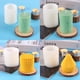 thumbnail image 3 of Inteprter Modelado geométrico DIY moldes para velas silicona Gel de sílice superficie lisa reutilización forma de molde para velas pastel de Cocina y Comedor, 3 of 6