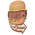 thumbnail image 2 of Homemade Burgers Embossed Tin Sign, 2 of 3