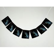 YKCG Dinosaurs Rainbow Circles Space Banner Bunting Garland Flag Sign for Home Family Party Decoration