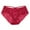 c01Red, variant on Panties for Women Solid Color Cotton Crotch Cheeky Underwear Criss Cross Lace Hipster Panty Purple L