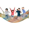 thumbnail image 1 of HUASHENG Double Layer Netting Kids Climbing Game Net For Backyard Playground Suspension Bridge Fence Net Children's Bedroom Patio Net, 1 of 5