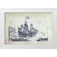 thumbnail image 1 of Murdock, Ramona 32x23 White Modern Wood Framed Museum Art Print Titled - Navy Frigate I, 1 of 4