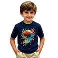 thumbnail image 3 of Chandail Garçons Col Rond T-Shirts Graphiques Vêtements Bébé Garçon Chandails Filles 12-13 Ans, 3 of 3