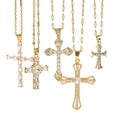 thumbnail image 7 of Religious Cross Necklace For Women Men Stainless Steel Chain Necklaces Christian Pendant Collar Pray Baptism Christmas Gift, 7 of 7
