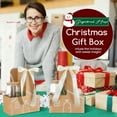 thumbnail image 1 of Kugachren Gingerbread House Christmas Box Cup, DIY Drink Carrier with Handle for Holiday Gifts, Party Favors and Festive Decor, 1 of 9