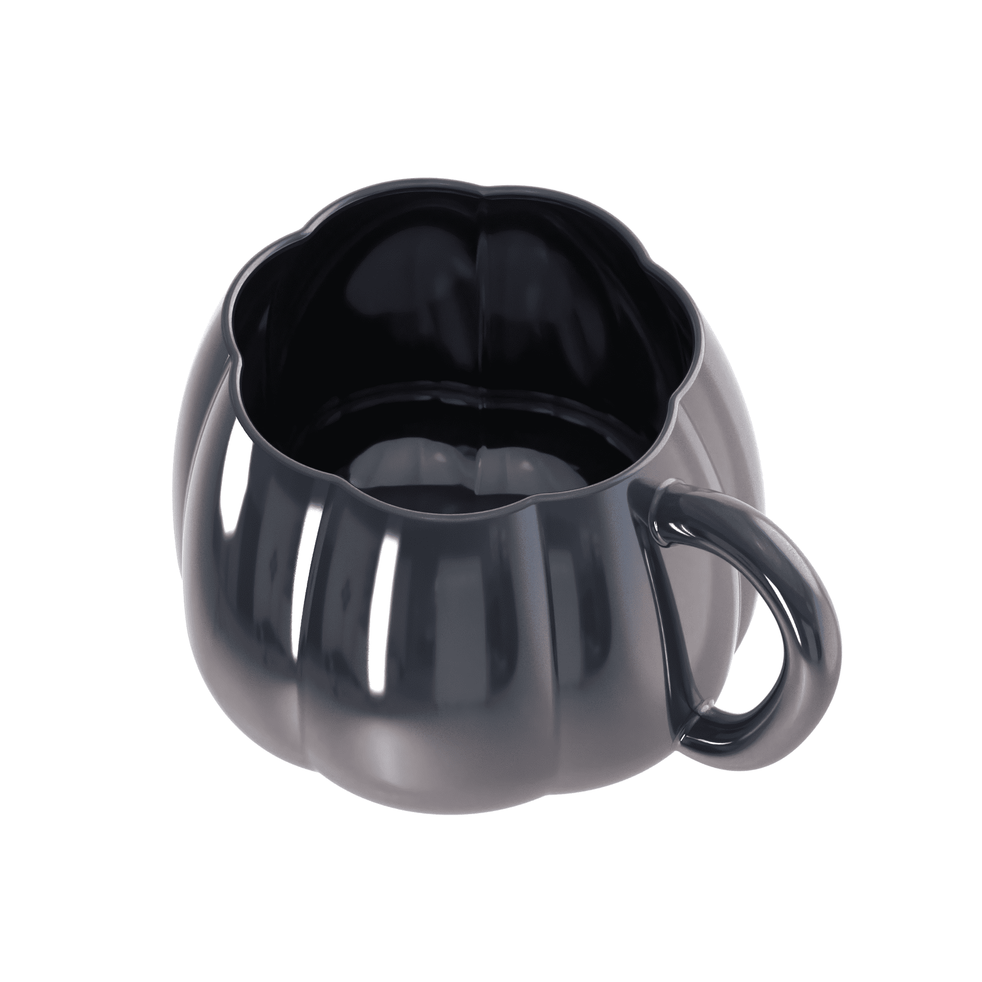 Thyme & Table 4-Pack 16oz Pumpkin Pearl Coffee Mugs