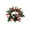 04-Multicolor-A 7.87x7.87 Inch, variant on Christmas Decorations Candle Ring Garlands for Table Decoration, Artificial Leaves Candle Wreath for Kitchen Cabinet Christmas Table Centerpiece 7.87x7.87 Inch Multicolor