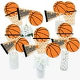 thumbnail image 4 of Big Dot of Happiness Nothin' but Net - Basketball - Baby Shower or Birthday Party Centerpiece Sticks - Table Toppers - Set of 15, 4 of 9