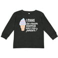 thumbnail image 3 of Inktastic I Make Ice Cream Disappear What's Your Power Boys or Girls Long Sleeve Toddler T-Shirt, 3 of 5