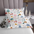 thumbnail image 3 of Erosebridal Kawaii Rabbit Coverlet Set Twin for Kids, Flower Plant Bedding Set, Cartoon Decor, 2pcs, 3 of 5
