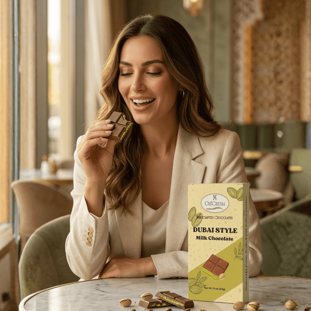 Dubai Milk Chocolate Bar – Pistachio Delight 7.6 oz
