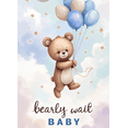 thumbnail image 3 of Cartoon Bear Happy Baby Shower Balloon Banner for New Baby Celebration Baby Shower Decoration Nursery Photo Shoot, 3 of 7