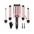 thumbnail image 1 of Curling Iron, 5 In 1 Curling Wand Set With 3 Barrel Hair Crimper, Professional Hair Curler With 5 Interchangeable Ceramic Barrels, Instant Heat Up Hai, 1 of 5