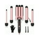 thumbnail image 1 of Curling Iron, 5 In 1 Curling Wand Set With 3 Barrel Hair Crimper, Professional Hair Curler With 5 Interchangeable Ceramic Barrels, Instant Heat Up Hai, 1 of 5