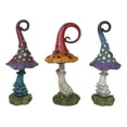 thumbnail image 6 of Enchanted Fairy Garden 9.5"H Spotted Toadstool Mushrooms Figurine Set of 3, 6 of 8