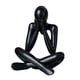 thumbnail image 2 of Figura abstracta escultura figura decorativa artesanía estatua moderna ornamento de escritorio para mesa centro de mesa decoración del hogar Negro, 2 of 8