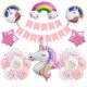 thumbnail image 1 of Kit de globos con forma de arcoíris con forma de unicornio, 25 unidades, para cumpleaños infantiles,, 1 of 1