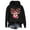Black, variant on Fiaer Christmas Women Hoodie Cute Reindeer Graphic Long Sleeve Hooded Sweatshirts Casual Plus Size Fashion Comfy Tops Pink XL