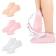 thumbnail image 4 of 1Pair Silicone Moisturizing Gel Heel Socks Cracked Foot Skin Care Protector, 4 of 14