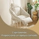 thumbnail image 4 of SONGMICS Hamaca Colgante con Cojín Suave y Estructura Reforzada Soporta 120 kg, 4 of 6