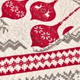 thumbnail image 6 of Smuge 3 Piece Christmas Daybed Cover Set, 39"x75" Lantern Elk Double Sided Quilting Classic Design, Matching 2 Shams, 6 of 7