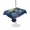 Blue, variant on Outdoor Table Cloth with Umbrella Hole and Zipper, Yellow Grey Waterproof Rectangle Tablecloth 54"x80", Abstract Street Graffiti Art Retro Painting Washable Table Cover for Outside Party Patio Picnic