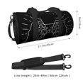 thumbnail image 4 of ZICANCN Person Playing Videogames Travel Duffle Bag, Sports Tote Gym Bag Weekenders Bags for Women Men, 4 of 8