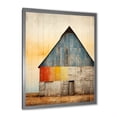 thumbnail image 4 of Designart "Muted Tone Minimalism With Barn" Barn Picture Framed Wall Art Prints, 4 of 5