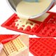 thumbnail image 2 of Molde para tartas de gofres, molde para tartas, cubitos de hielo, moldes para pan, moldes para hornear, aptos para lavavajillas, horno, microondas, nevera Ormromra 2033874-1, 2 of 9