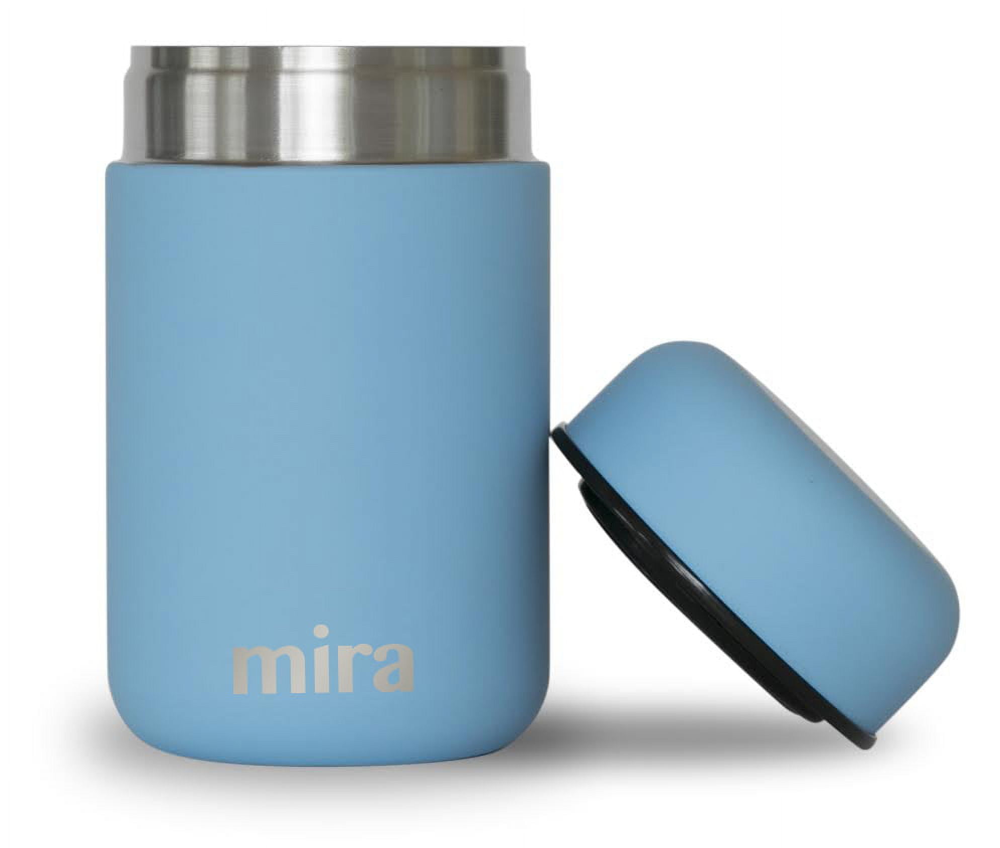 Mira Lunch, Food Jar, Vacuum Insulated Stainless Steel Lunch Thermos, 13.5 oz, Rose Pink