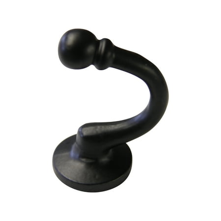 

RCH Hardware HK-IR8389-53 Iron Wall Hook 2.1 Inch Black