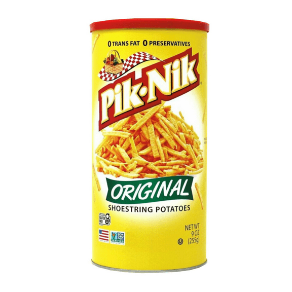 Pik-Nik Shoestring Potatoes Original 9 Oz (Pack of 6)