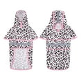 thumbnail image 4 of TiaGOC Dog Raincoat Hooded Slicker Poncho for Small to X-Large Dogs and Puppies Leopard - M, 4 of 6