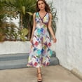 thumbnail image 3 of Off to The Horse Races Sleeveless Dress Dresses Women Summer Evening Dresses Ladies Bohemia Long Dresses, 3 of 9