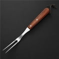 thumbnail image 3 of Barbecue Forks Beef Barbecue Tools Barbecue Accessories Stainless Steel Portable Outdoor Barbecue Camping Cooking Forks, 3 of 6