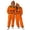 A47 Orange, variant on FASHOFT Adult Onesies for Women Men Pumpkin Flannel Halloween Jumpsuit for Cosplay Party Dress up Hooded Soft Loungewear Orange L