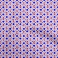 thumbnail image 1 of oneOone Cotton Silk Dusty Purple Fabric Floral With Ikat Sewing Fabric By The Yard Printed Diy Clothing Sewing Supplies 42 Inch Wide, 1 of 5