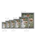 thumbnail image 4 of Grooved 3.5 in. x 5 in. Grey Picture Frame (Set of 2), 4 of 8