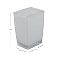 thumbnail image 6 of Home Basics Break-Resistant Plastic Toothbrush Holder, White, 6 of 7