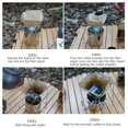 thumbnail image 2 of Coffee Dripper Foldable Stainless Steel Coffee Filter for Home Camping Travel Office, 2 of 8