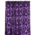 thumbnail image 2 of Flocking Damask Taffeta Window Curtain 56 Inch Wide Lavender, 2 of 3