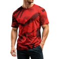 thumbnail image 5 of IAJDKMEK Men's Summer Graphic T-Shirt - Halloween Print Crewneck Tee for Men, Lightweight Breathable, Funny Casual Shirts for Daily & Costume Party,Gray L, 5 of 7