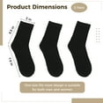 thumbnail image 4 of 3 Pairs Women's Wool Merino Winter Thermal Boots Thick Insulated Heated Socks For Cold Weather Outdoor Activities, 4 of 6