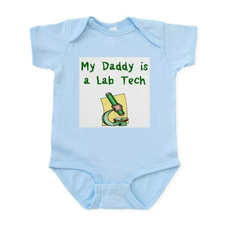 

CafePress - My Daddy Is A Lab Tech Infant Bodysuit - Baby Light Bodysuit Size Newborn - 24 Months