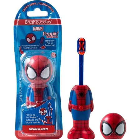 Brush Buddies Marvel Poppin’ Toothbrush, Spider-Man