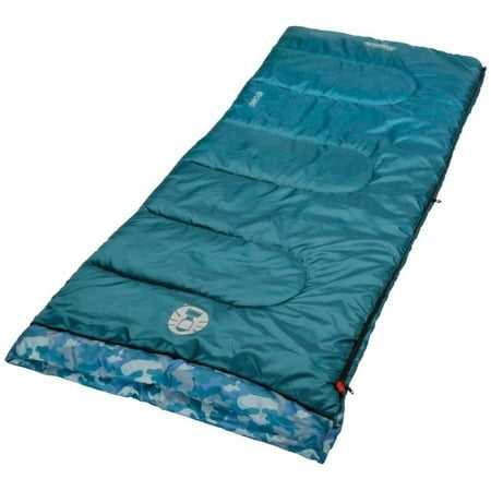 Coleman Kids Camo 45 Degree Sleeping Bag (Coleman Hudson Double Sleeping Bag Best Price)