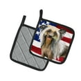 thumbnail image 2 of Caroline's Treasures Chinese Crested Patriotic Pair of Pot Holders, 2 of 3
